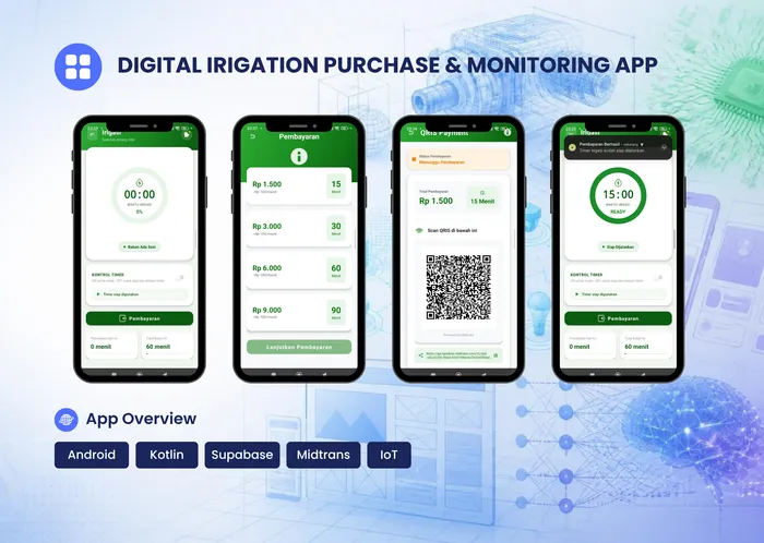 Aplikasi Pembelian & Monitoring Irigasi Digital