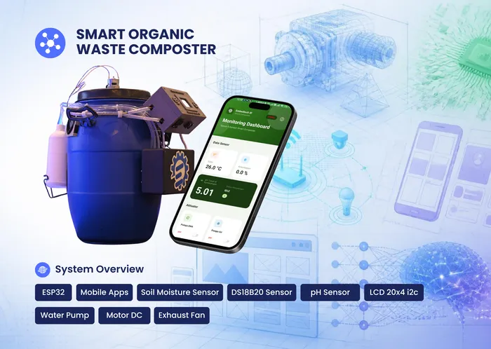 Sistem Monitoring & Kontrol Pengomposan Sampah Organik Berbasis Internet of Things (IoT)